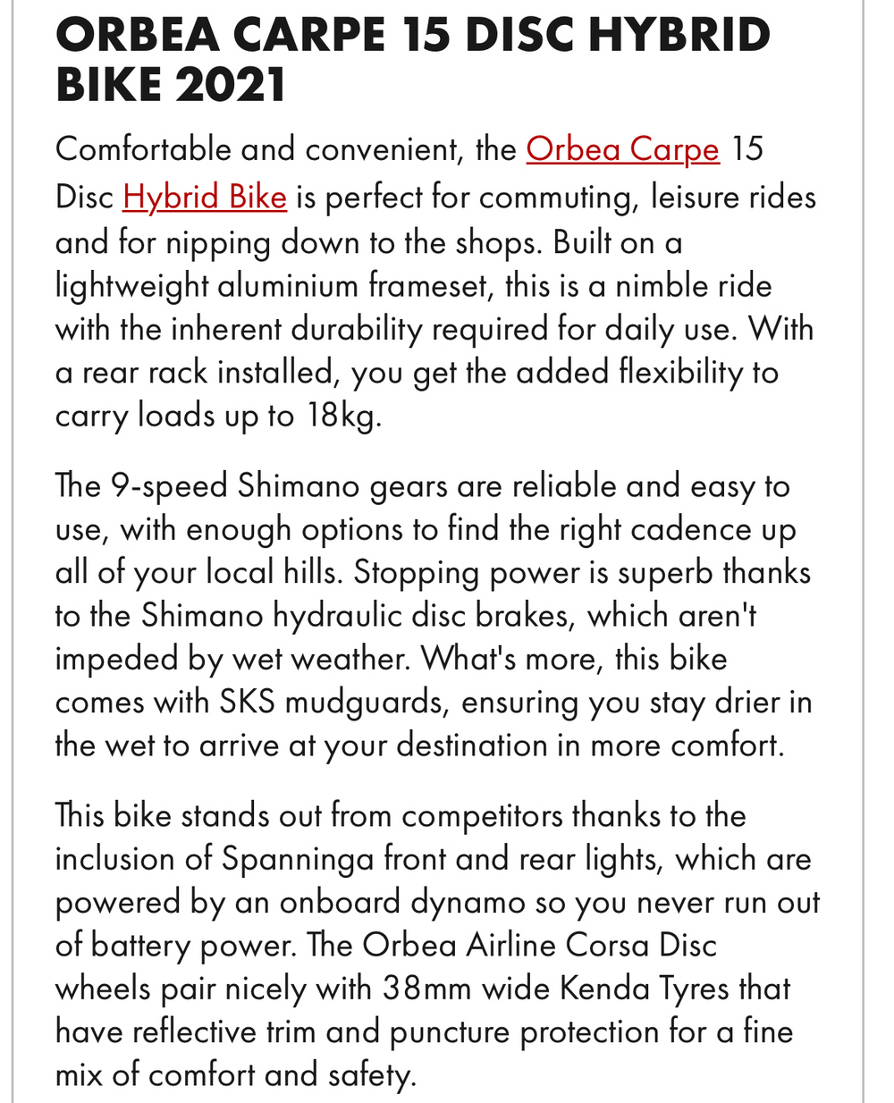 Orbea CARPE 15 2021
