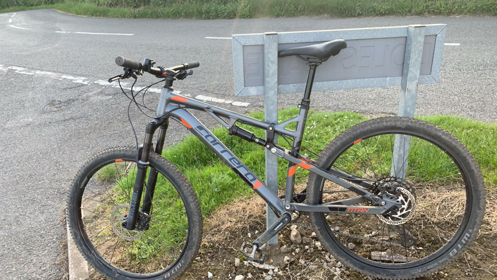 Carrera Titan X Mens Full Suspension Mountain Bike 2021