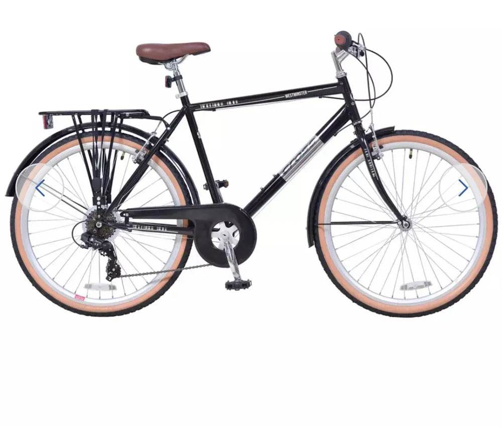 Cross 26 Mens Hybrid Bike Black 2025