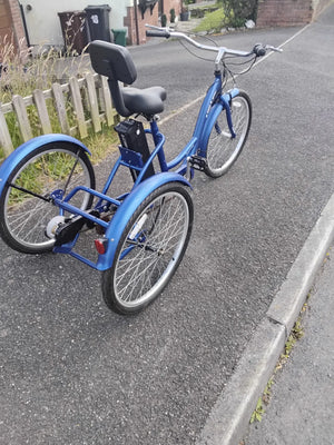 Jorvik JMT13 Folding Trike () 250W, Dual Samsung Batteries 2024