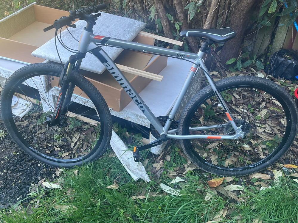 Ammaco Evo v 29er mountain bike gunmetal grey 2023