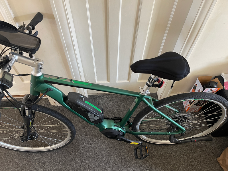 Carrera Crossfuse Mens Electric Hybrid Bike 2022
