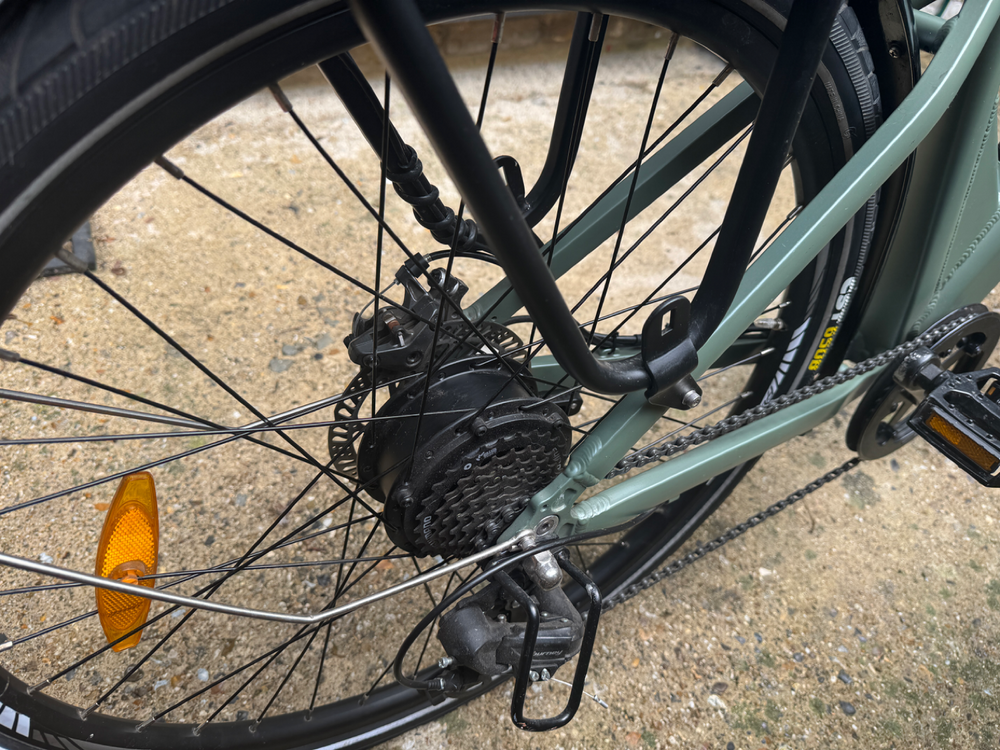 Fafrees Electric Bike APP, 36V 14.5Ah/522Wh Removable Battery 100KM Pedal Assist Ebike, 27.5” Electric Bikes for Adult, 7 Speed Gears, F28 Pro 2024