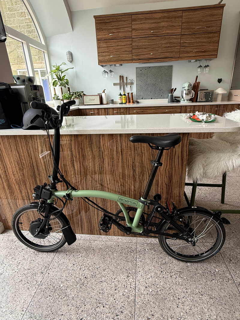 Brompton Electric C-line 6 speed H6L Matcha Green