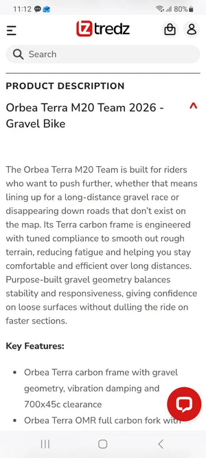 Orbea Terra M20 Team Gravel 2026