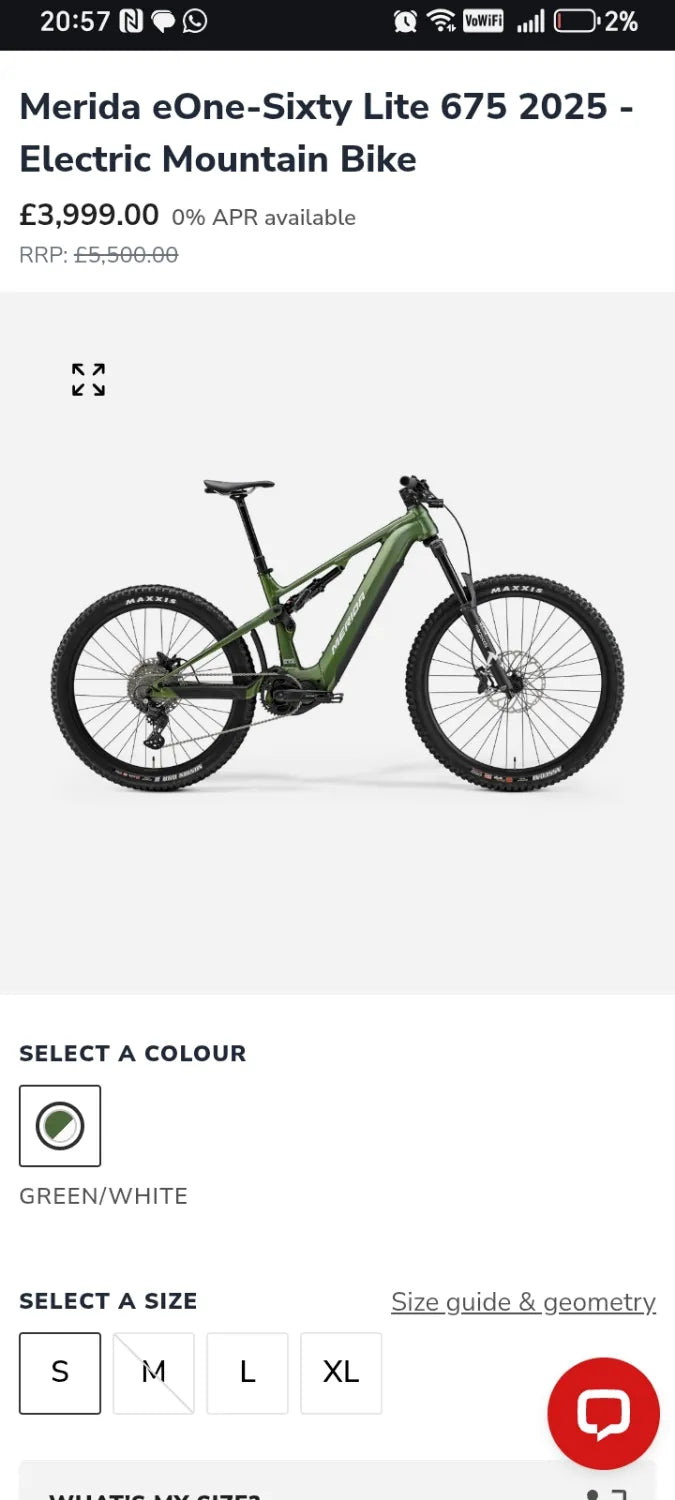 Merida Merida eOne-Sixty Lite 675 2025