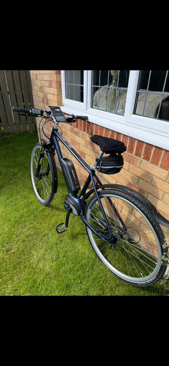 Carrera Crossfuse Mens Electric Hybrid Bike 2021