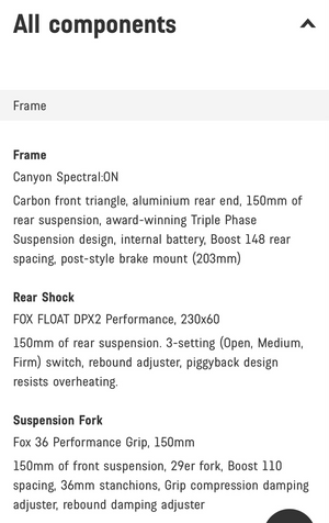 Canyon Spectral:ON CF 8.0 2021