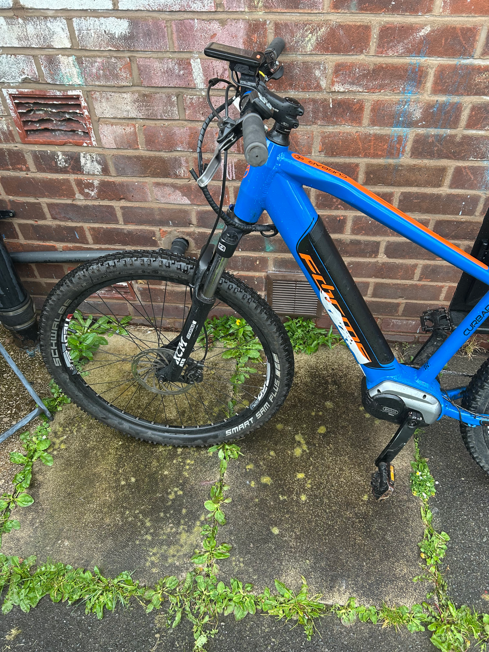 Forme Curbar HTE Pro 27.5 Electric Mountain Bike in Blue 2021