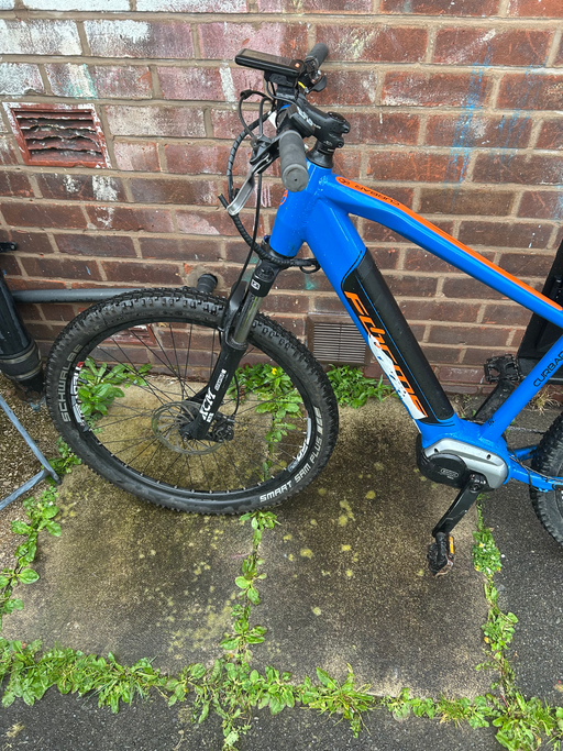 Forme Curbar HTE Pro 27.5 Electric Mountain Bike in Blue 2021