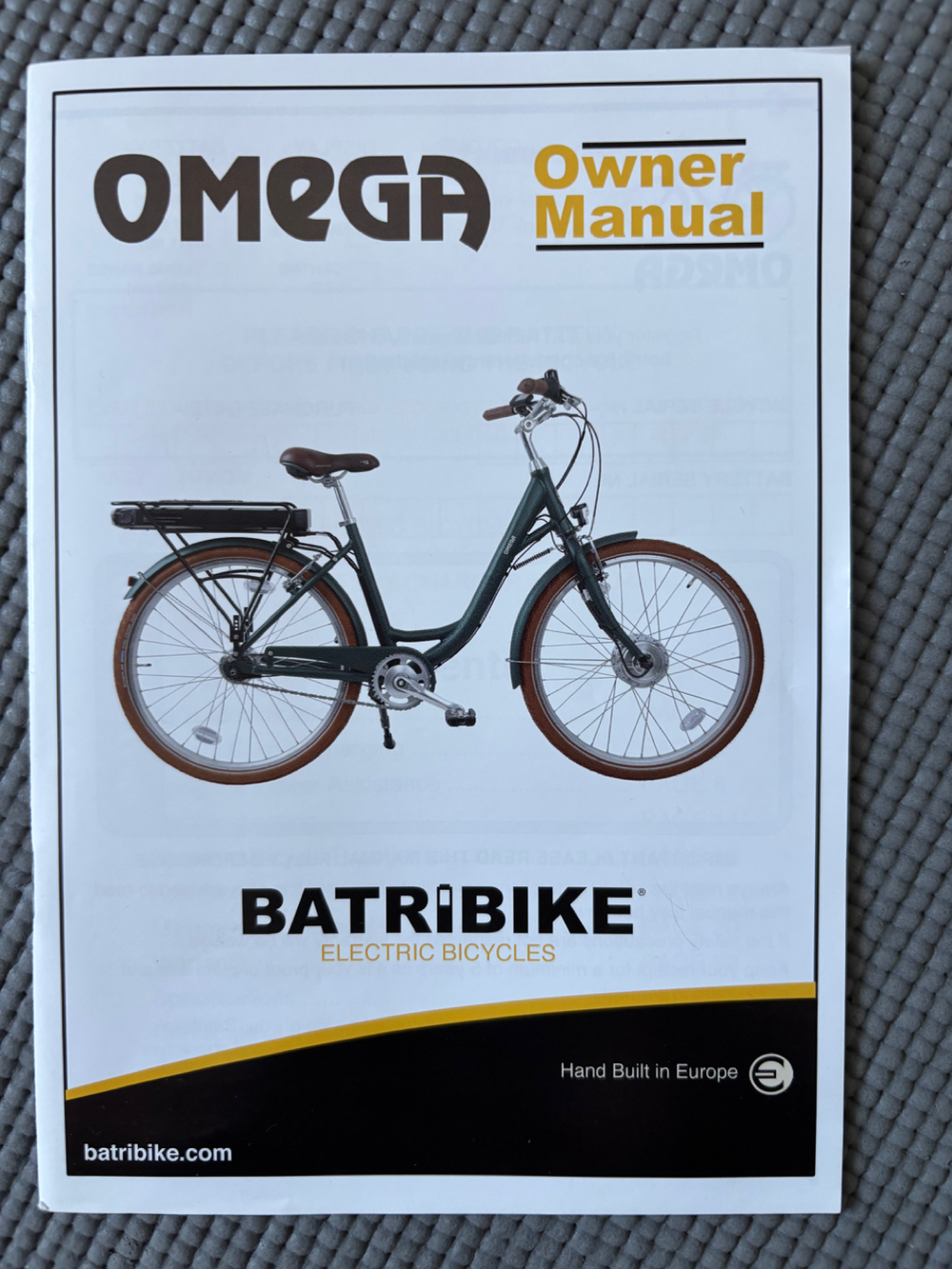Batribike Omega Electric E 2024