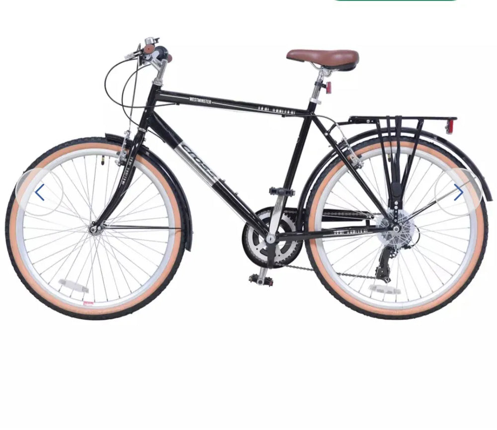 Cross 26 Mens Hybrid Bike Black 2025