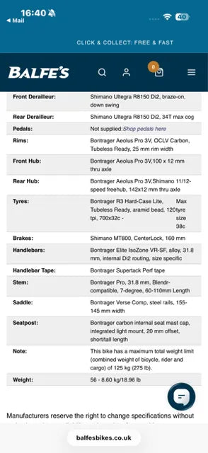Trek Domane SL 7 Gen 3 2022
