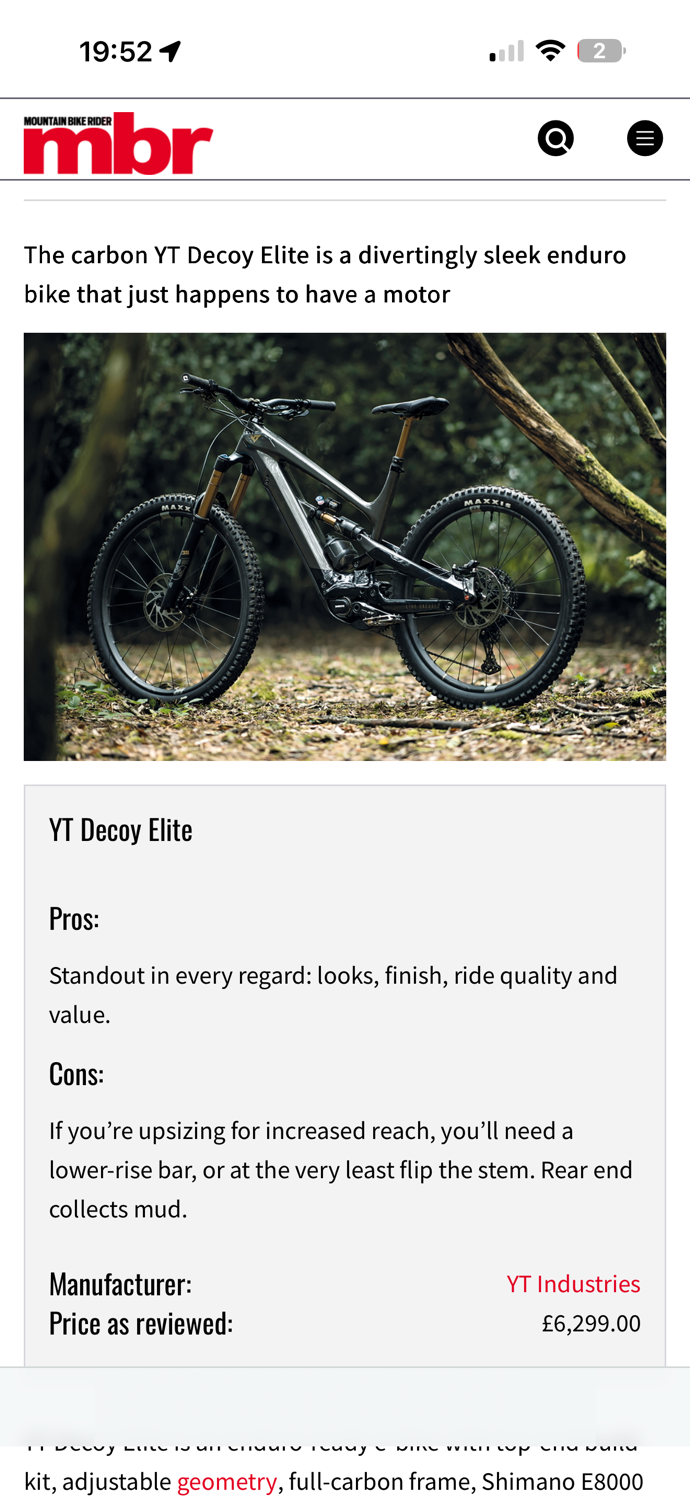 YT Decoy Elite 2021