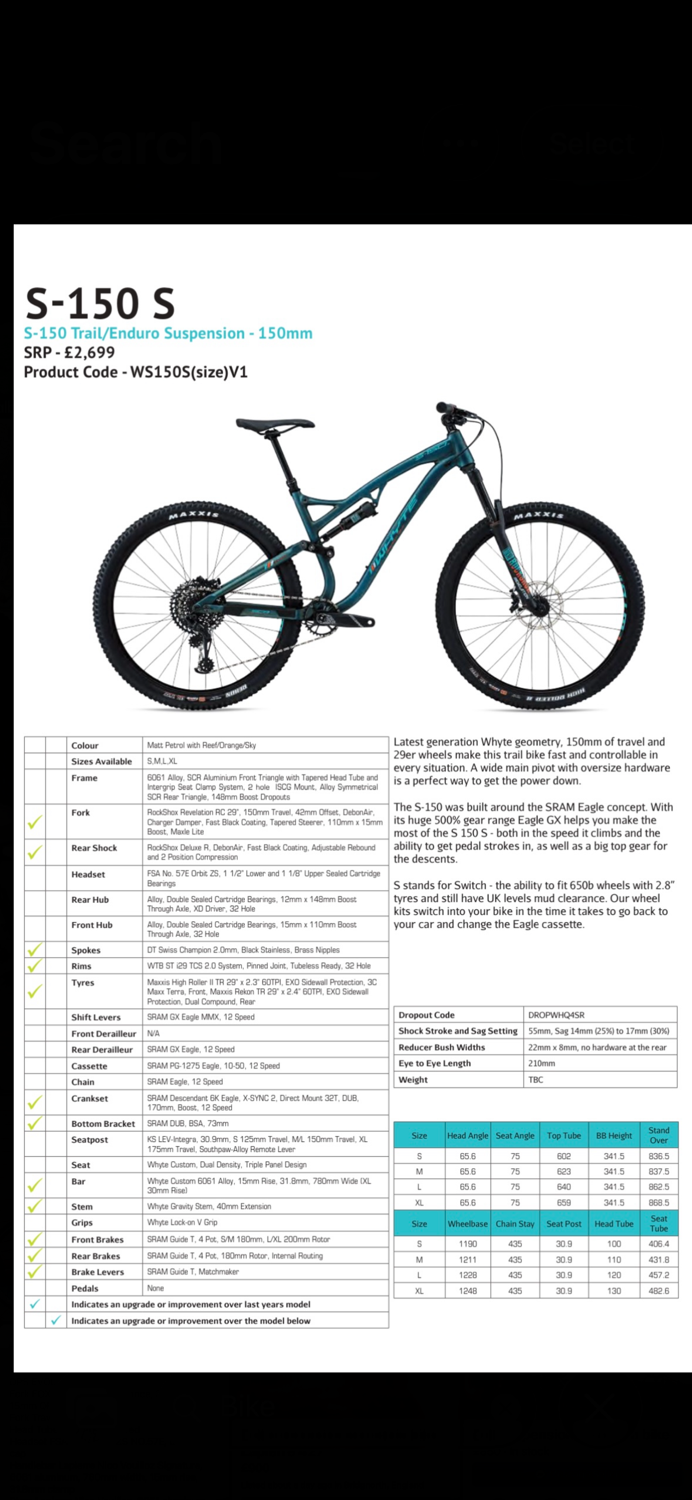 Whyte S-150 S 2019