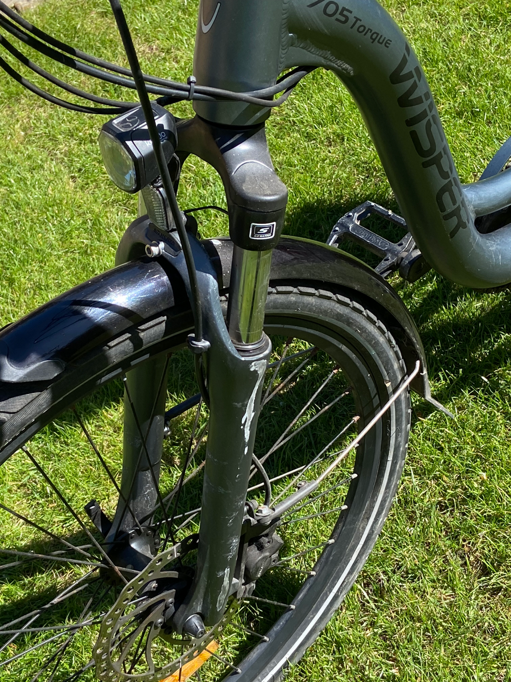 Wisper 705 Step-Through (26in) with Hydraulic Disc Brakes 2016