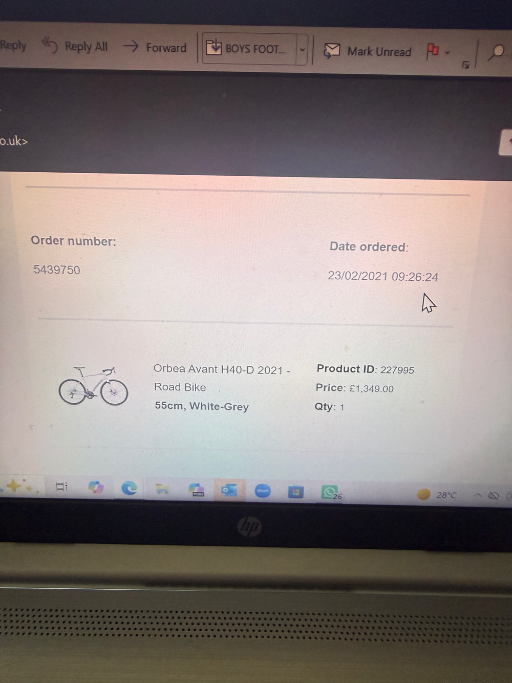 Orbea Avant H40 Disc 2021