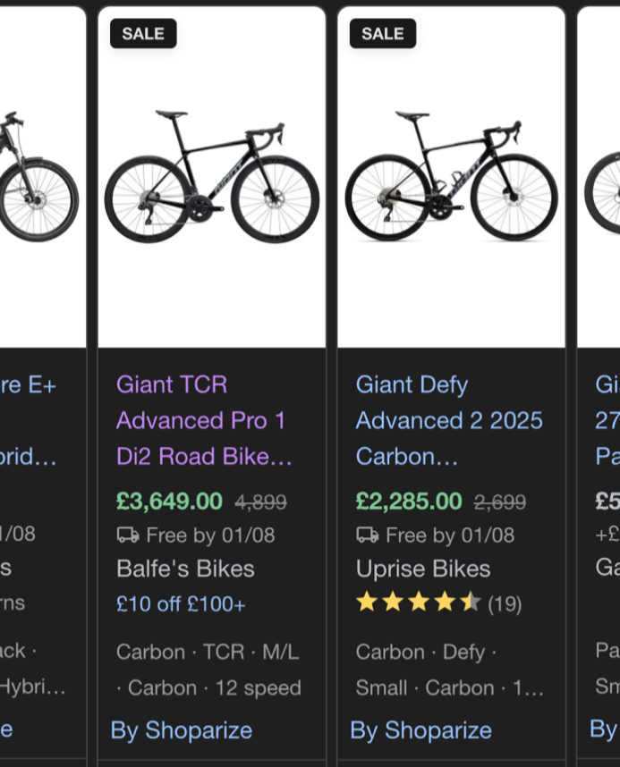 Giant TCR Advanced - Pro 1 Di2 2025