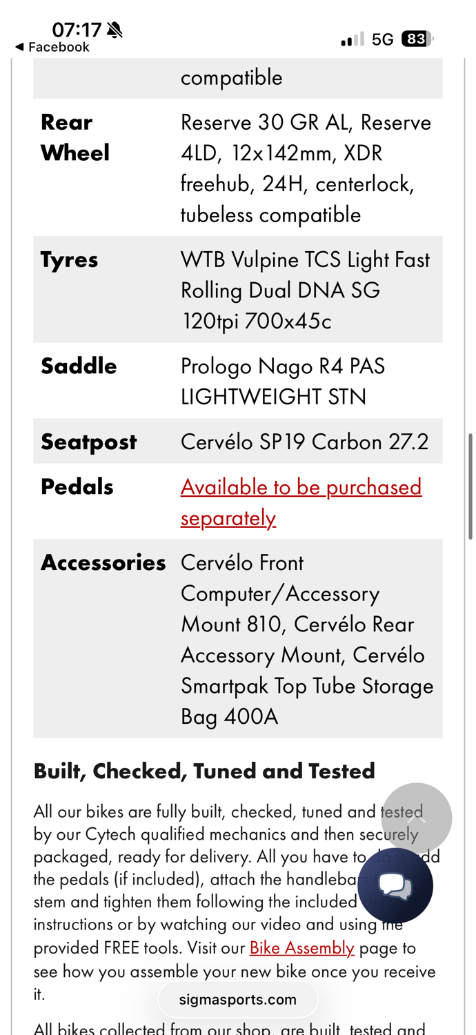 Cervelo Áspero Apex XPLR AXS 1 2025