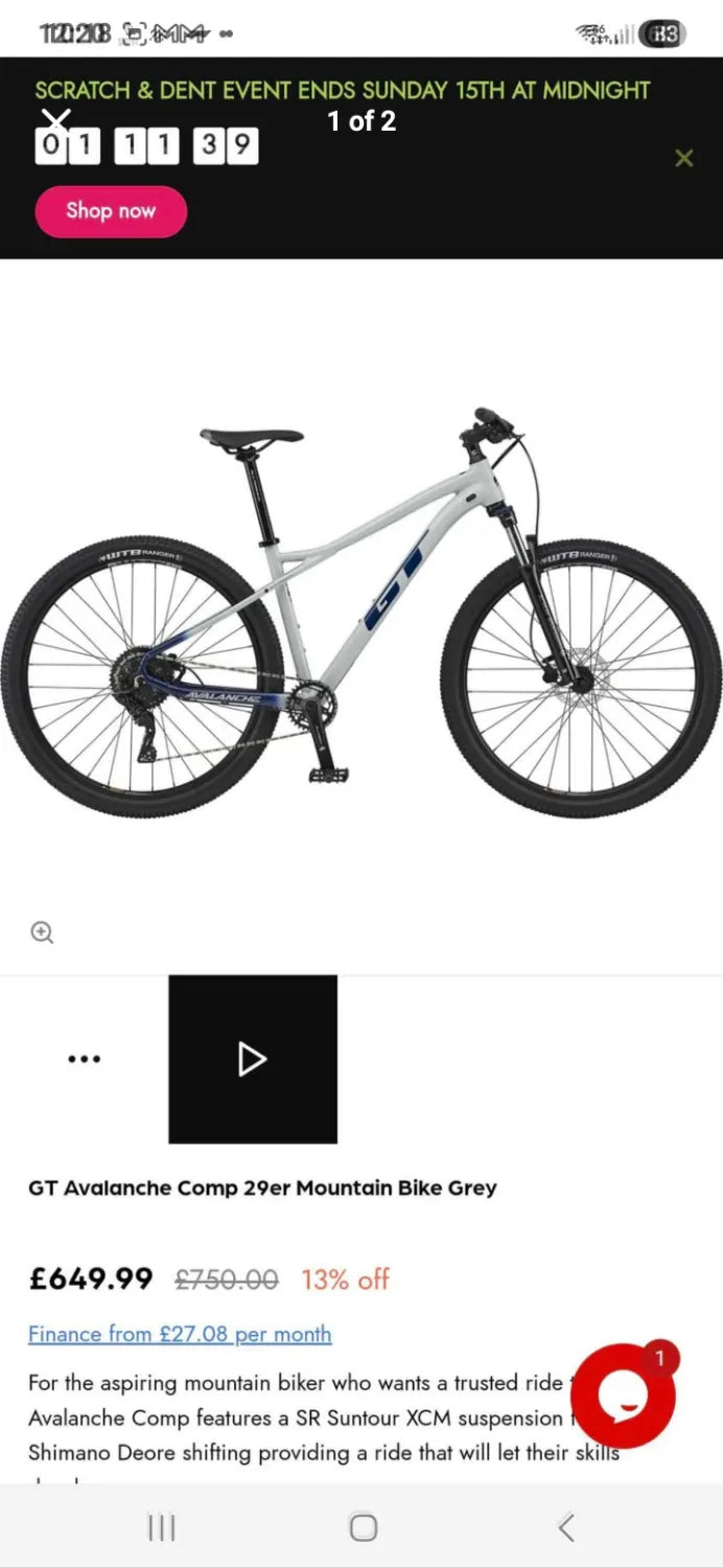 GT Avalanche Sport 29 2019