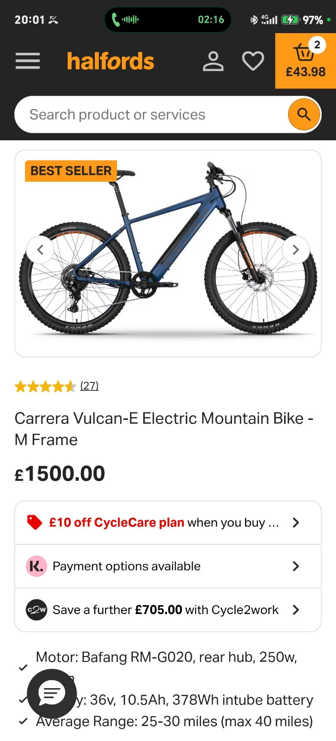 Carrera Vulcan E 2026
