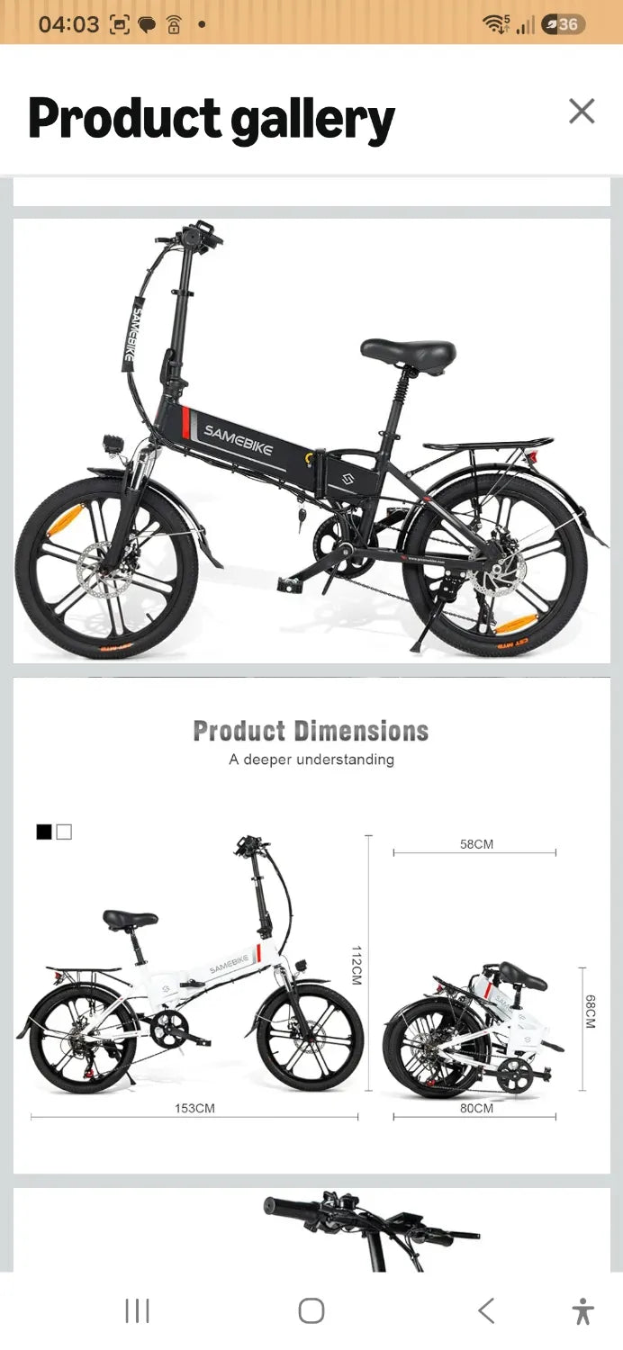 SAMEBIKE 20LVXD30-11 2026