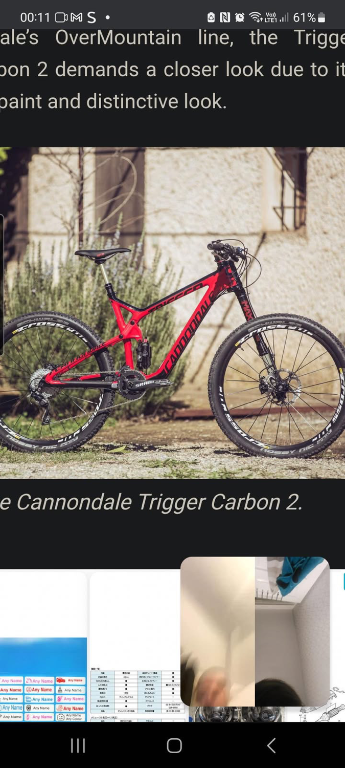 Cannondale Trigger Carbon 2 2017