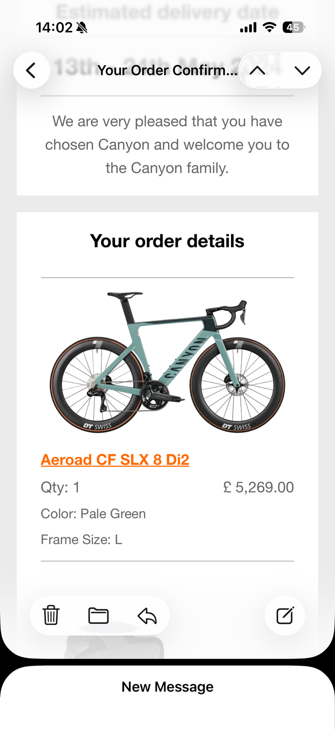 Canyon Aeroad CF SLX 7 Di2 2024