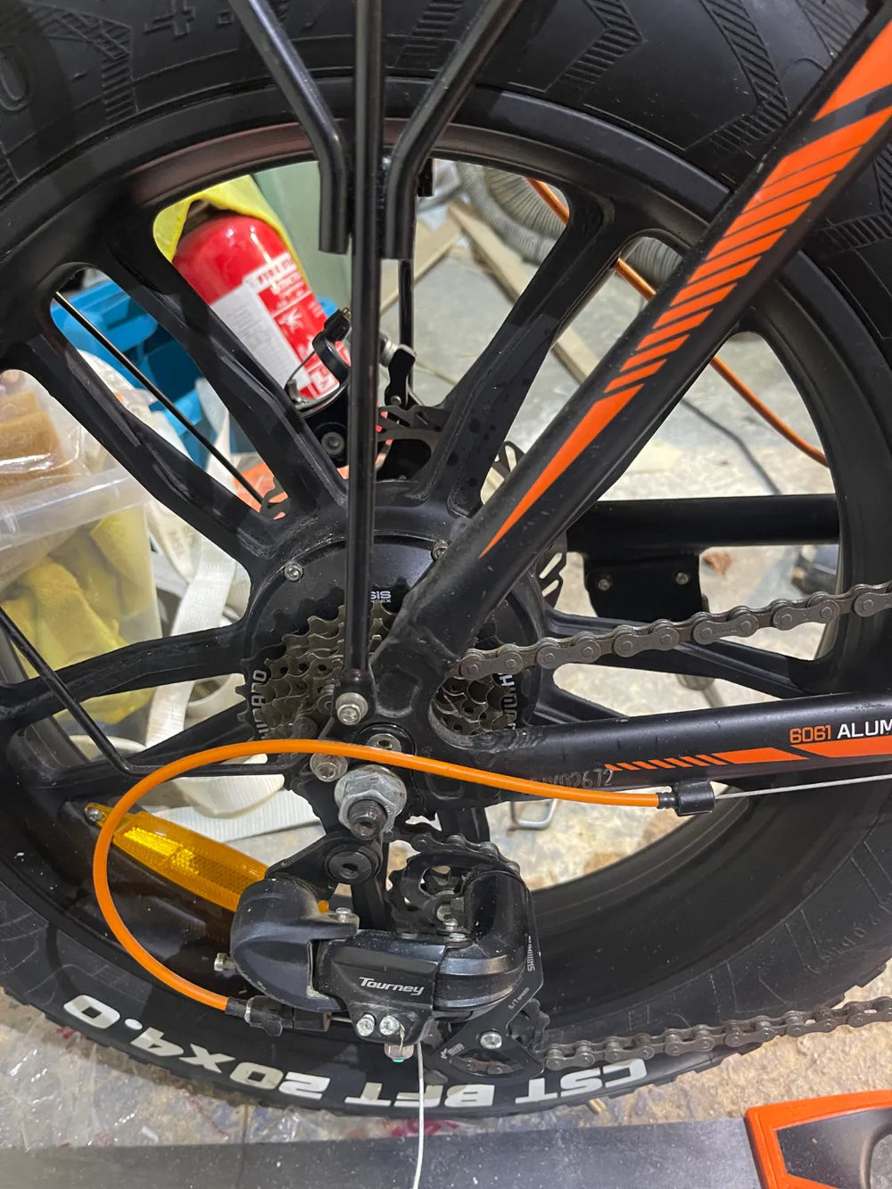 Powerhog Fat Tyre Folding Step through Bike 2021