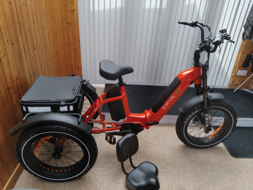 Jorvik JMT13 Folding Trike () 250W, Dual Samsung Batteries 2024
