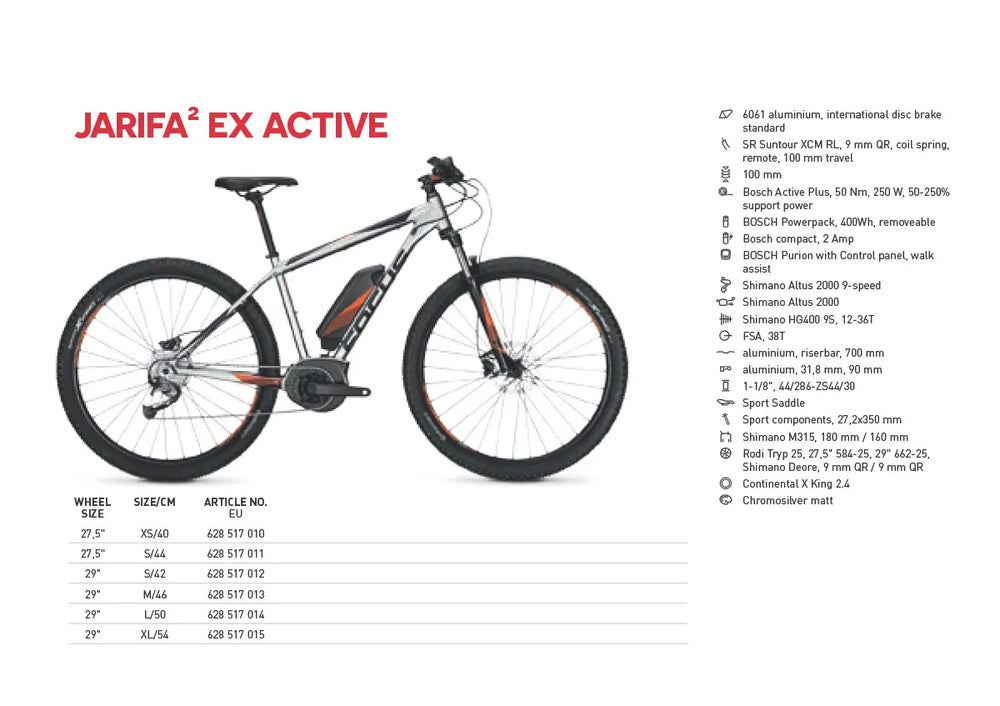 Focus JARIFA2 EX Active 2018