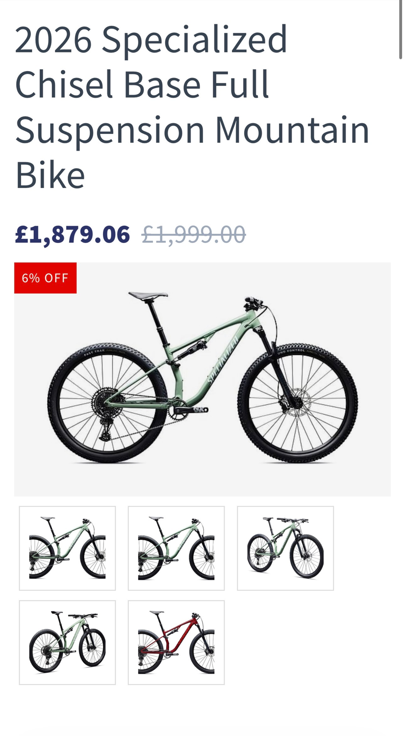 Specialized Chisel 29er 2026