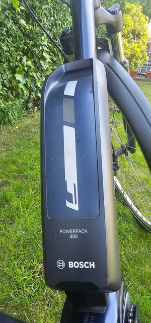 Carrera Crossfuse Mens Electric Hybrid Bike 2022