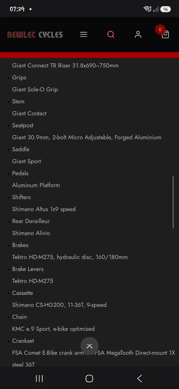 Giant Talon E+ 29er Sport Trial 2022