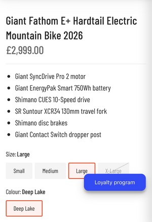 Giant Fathom E+ Hardtail 2026