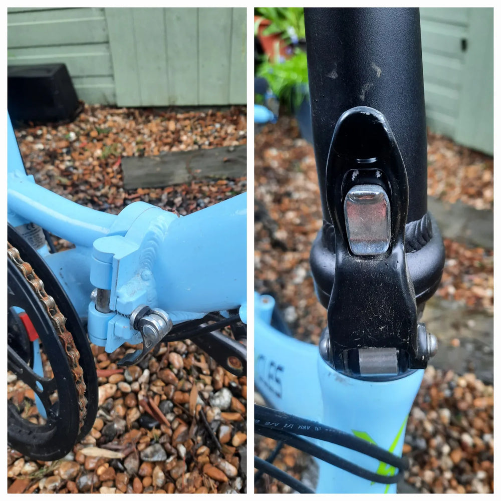 Folding Electric city bike, Hardly used, Aluminium Frame, 250W.