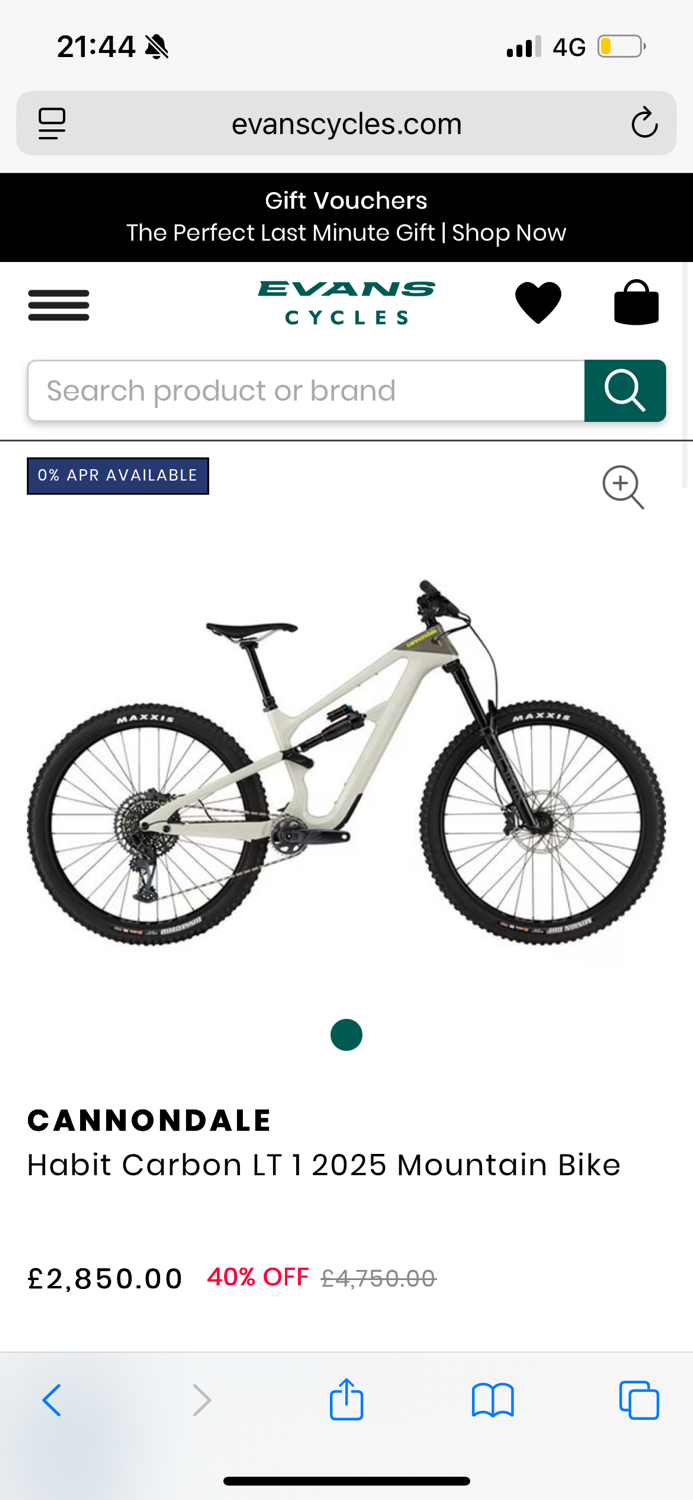 Cannondale Habit Carbon LT 1 2024