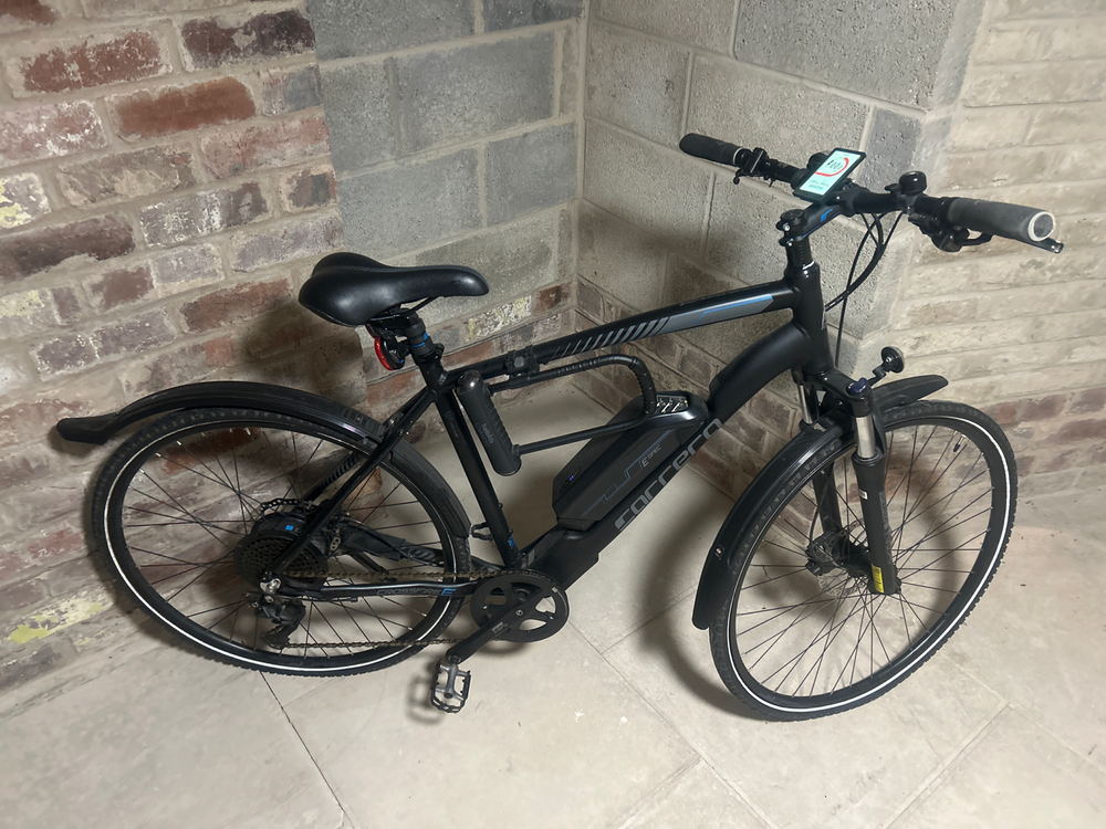 Carrera Crossfire E Mens Electric Hybrid Bike 2021