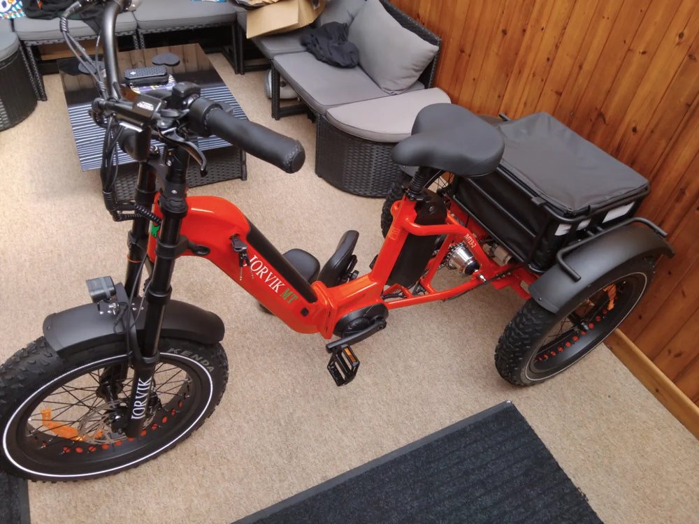 Jorvik JMT13 Folding Trike () 250W, Dual Samsung Batteries 2024