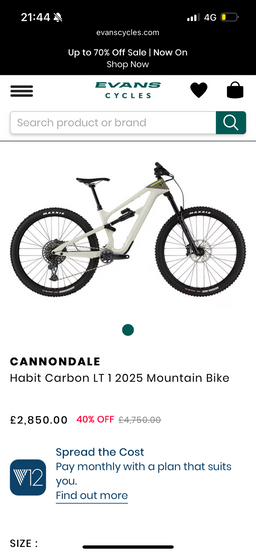 Cannondale Habit Carbon LT 1 2024