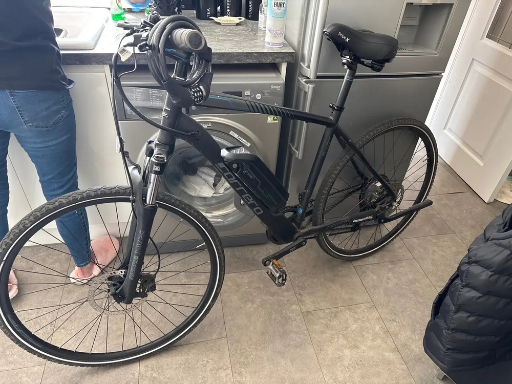 Carrera Crossfire E Mens Electric Hybrid Bike 2022
