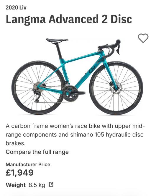 Liv Langma Advanced 2 Disc 2020
