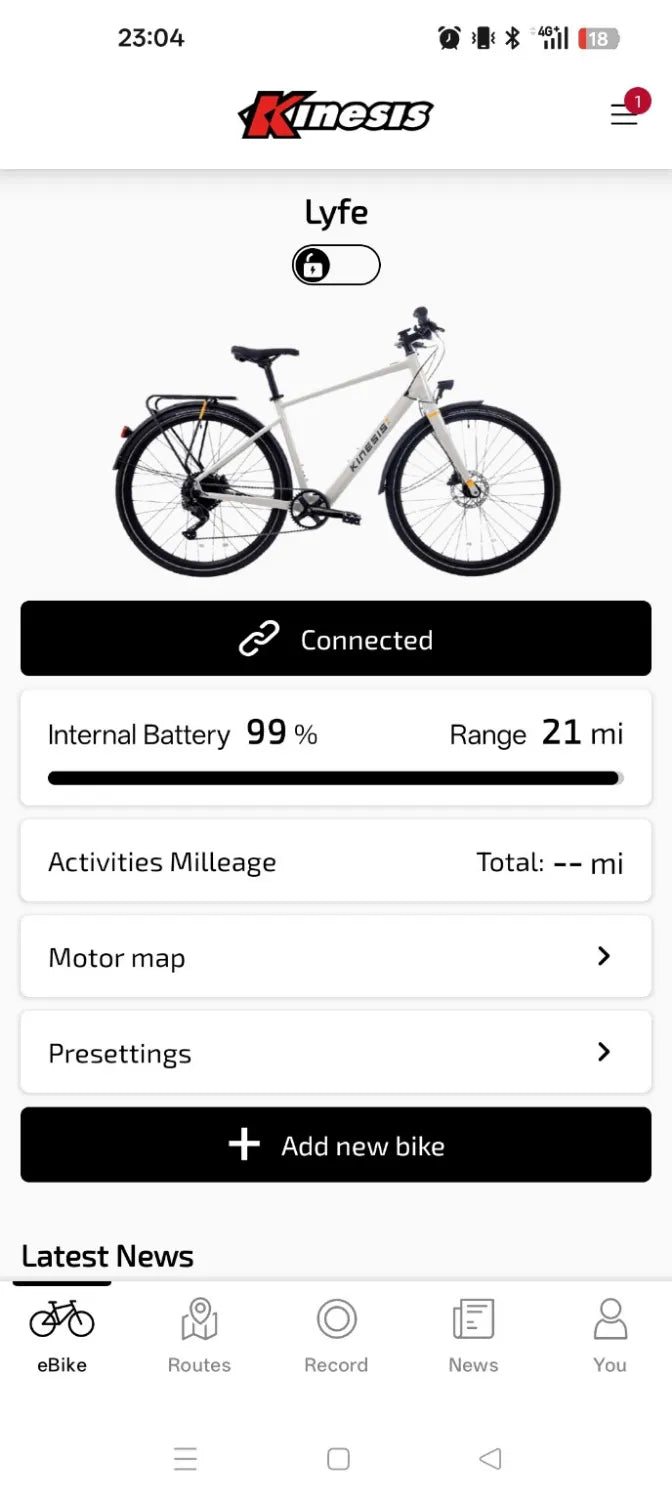 Kinesis Lyfe E-City Electric 2023