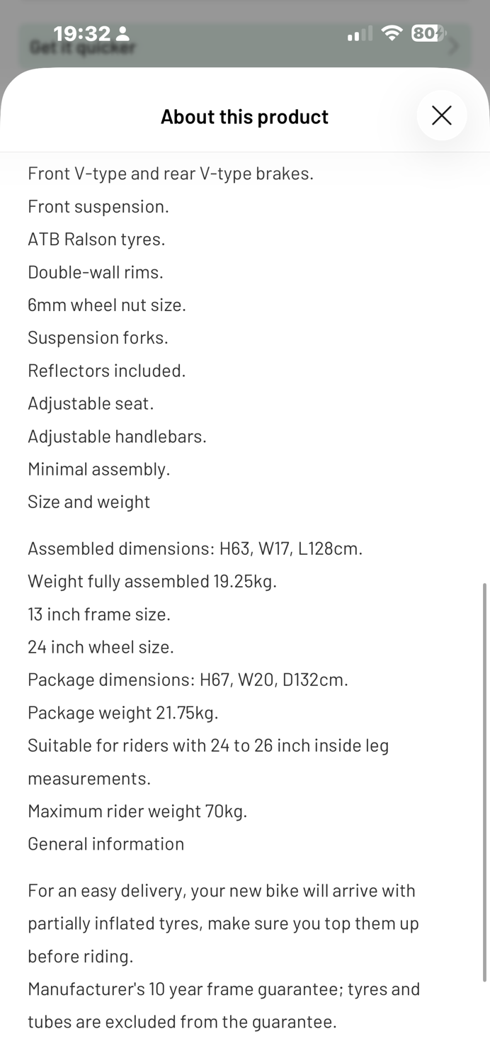 Pazzaz Indiana 24 Inch Wheel Size Mountain Bike 2025