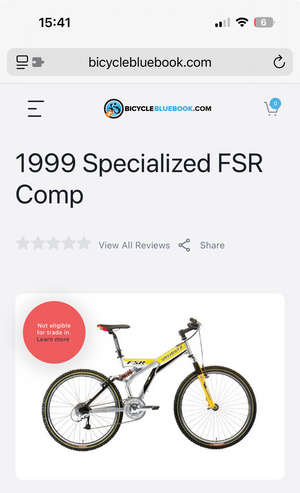 Specialized Fsr XC Comp 1999