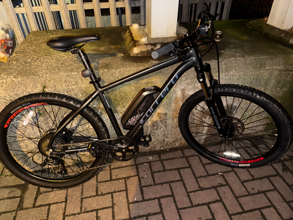 Carrera Vengeance E Mens Electric Mountain Bike 2.1 2023