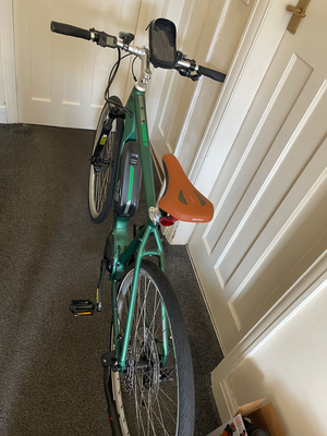 Carrera Crossfuse Mens Electric Hybrid Bike 2022
