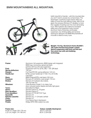 BMW Mountain bike 2014