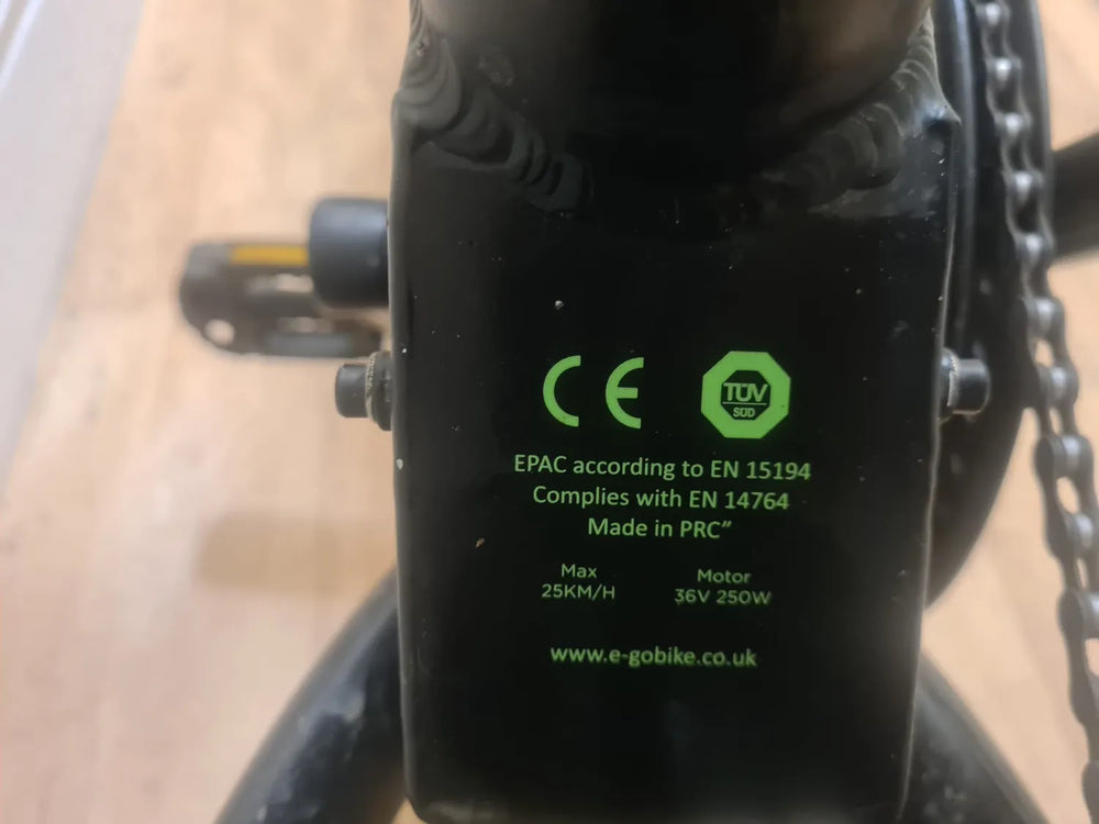 E-go Max+ Folding Electric Bike 250W 2024