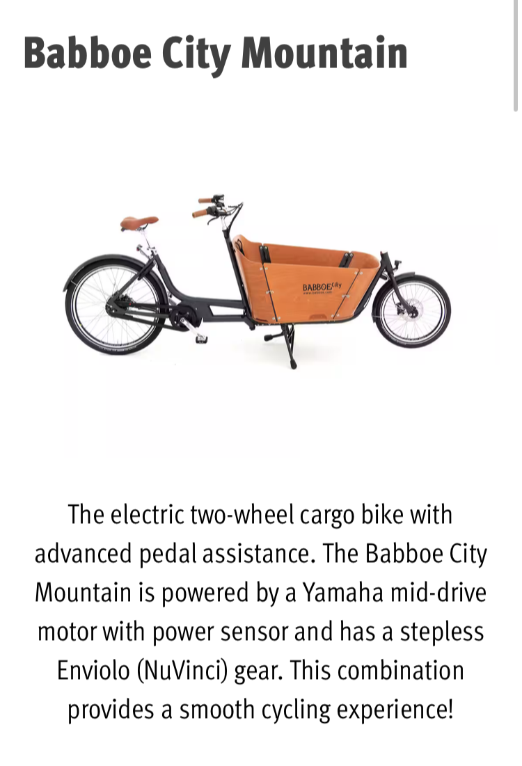 Babboe  City Mountain 2025